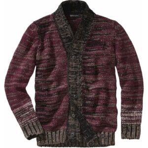 Mey & Edlich Mouline-Cardigan Schwarz 48