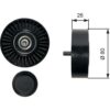 Gates Umlenk-/führungsrolle, Keilrippenriemen Drivealign® T36452 Für Bmw