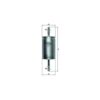 Mahle Kraftstofffilter Kl559 Leitungsfilter 182mm Für Ford Volvo Asia & Oceania Mazda