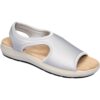 MODERNE HAUSFRAU Stretch-Sandalen 41 silber