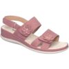 wonderwalk Bequem-Klettsandale „Daniela“ 39 rosa