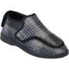 wonderwalk Multi-Kletthausschuh „unisex“ 40 grau   weiss