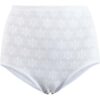 Walzvital Sicherheits-Damenslip  „Sternblume“ weiss L