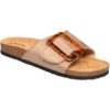 wonderwalk Klett-Pantolette „Miriam“ beige 40 Damen