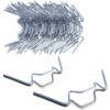 Deuba® Gewächshausklammern 100er-Set Edelstahl