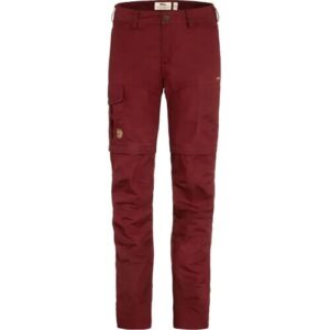 Fjällräven Karla Pro Zip-off Damen Hose, rot 36