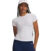 Under Armour Motion Fitted Damen T-Shirt, weiß LG