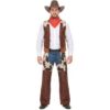 KARNEVAL-MEGASTORE Cowboy-Herrenkostüm Wilder Westen braun-beige