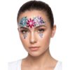 LEG-AVENUE Strass-Steine für das Gesicht selbstklebend Make-up lila-pink