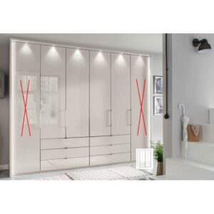 Wiemann Möbel Kansas Kleiderschrank mit Schubladen 200 cm