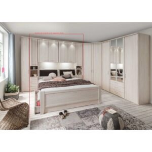 Wiemann Möbel Luxor Bett mit Überbau