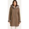 Hollert Toscana Lammfelljacke Leona Braun Größe: M female