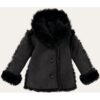 Hollert Luan Merino Lammfelljacke – Erdige Eleganz & natürlicher Komfort Größe: 98/104