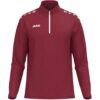 Kinder-Reißverschluss-Trikot Jako One – Rouge – unisex – Size: 9/10 Jahre
