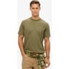 39.99 Superdry Herren Utility Sport T-shirt mit Grafik Green – Größe: XL