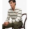 74.99 Superdry Herren Vintage Athletic Stripe Rugby-shirt Weiß/grün – Größe: Xxl