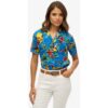 49.99 Superdry Damen Beach Resort Hemd Blau – Größe: 40