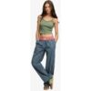 49.99 Superdry Damen Mini-karomuster Baumwollhose Navy – Größe: 40