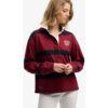 64.99 Superdry Damen Heritage Stripe Rugby Top OverGrößed-passform Red – Größe: 36