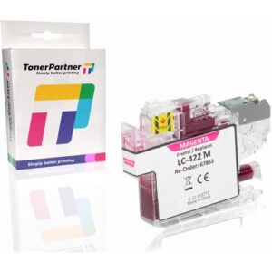 TonerPartner Kompatibel zu Brother LC-422M Tintenpatrone, magenta