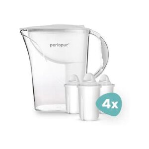 PearlCo GmbH Wasserfilter Standard (2,4l) inkl. 12 Filterkartuschen weiß