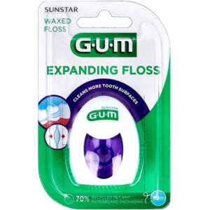 GUM EXPANDING FLOSS leicht gewachst, flauscht, 30 m