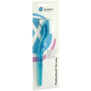 Miradent Prothesenbürste Protho Brush blau trans.