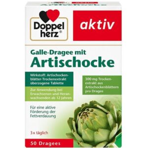 Doppelherz aktiv Galle-Dragee mit Artischocke