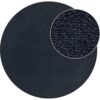 teppich.de Teppich Portivo navy-blau 200 cm rund Navy-Blau
