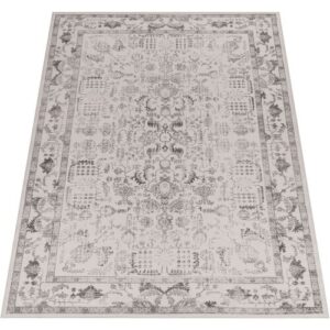 teppich.de Waschbarer teppich Sami grau 120×160 cm Grau