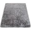 teppich.de Hochflor-teppich Glamorous grau 60×100 cm Grau