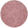 teppich.de Hochflor-teppich Silvana beerenfarben 120 cm rund Beerenfarben