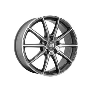 RC Design Rc32 Himalaya Grey Fully Polished 8.5×19 ET 56.5 5X112 Alufelge Grau