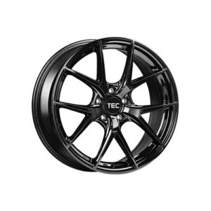 TEC Speedwheels Gt 6 Evo Black Glossy 8×19 ET 30 5/120 Alufelge Schwarz