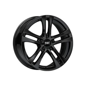 TEC Speedwheels As4 Black Gloss 6.5×16 ET 54 5/112 Alufelge Schwarz