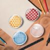 vidaXL Button-Set mit Anstecknadel 100 Stk. Acryl 44 mm Transparent