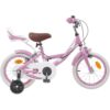 vidaXL Kinderfahrrad 16 Zoll für 4-6 Jahre alt Hellrosa Rosa