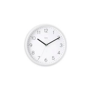 Hama 00222241 Funk Wanduhr 25 cm x 250 mm x 250 mm x 40 mm Weiß