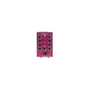 Omnitronic GNOME-202 2-Kanal DJ Mixer Rot