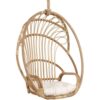 Mica Decorations Mica Stuhl Blanca hängend mit Kissen 91 x 61 x 113 cm