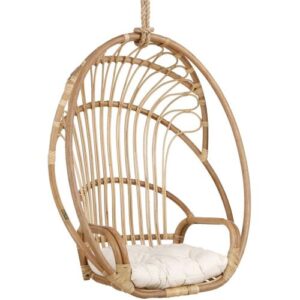 Mica Decorations Mica Stuhl Blanca hängend mit Kissen 91 x 61 x 113 cm