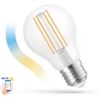 Spectrum® Smart Home LED Leuchtmittel dimmbar, Länge 105 mm, Sockel E27, Winkel 220º, 5W = 50W, 680 Lumen, 3000-6500K