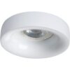 SET Einbaustrahler, Einbauspot, Einbaurahmen Aluminiumlegierung weiß, starr, rund BØ70mm + LED Leuchtmittel & GU10 Sockel wählbar