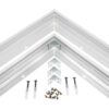 Spectrum® ALGINE Aufbaurahmen für LED Panels 120 x 30cm (1200x300mm) weiss für Wand & Deckenmontage IK06
