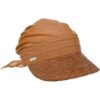 Ansali Strohvisor Cap by Seeberger braun One Size female