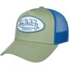 Boston Oval Patch Trucker Cap by Von Dutch grün-blau One Size male