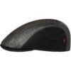 Jhon Premium Leather Flatcap by Alfonso DEste braun-schwarz M (56-57 cm) male