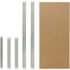 shelfplaza HOME 80×23 cm Fachboden-Set in verzinkt für HOME Schwerlastregale