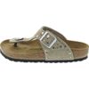 Birkenstock Gizeh Rivet Border Suede taupe 39 female