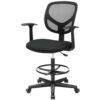 Höffner Bürostuhl   ¦ schwarz ¦ Maße (cm): B: 64 H: 110